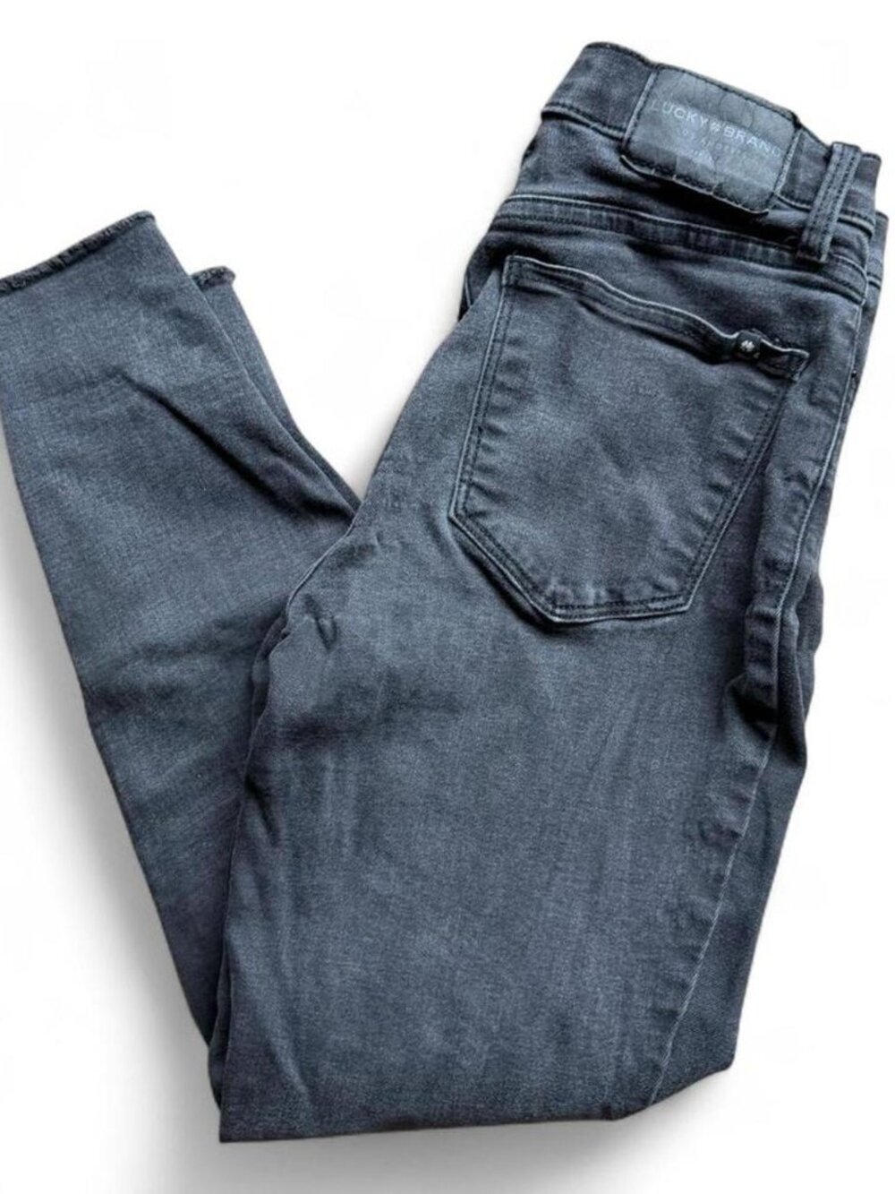 Lucky Brand Ankle Jeans Washed Black